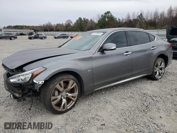 2018 Infiniti Q70 Luxe with VIN JN1BY1PR9JM370727, listed as a Copart auction lot 85170544 with Not provided miles and Clean title. Bid and sale history available at DreamBid. Image 1.
