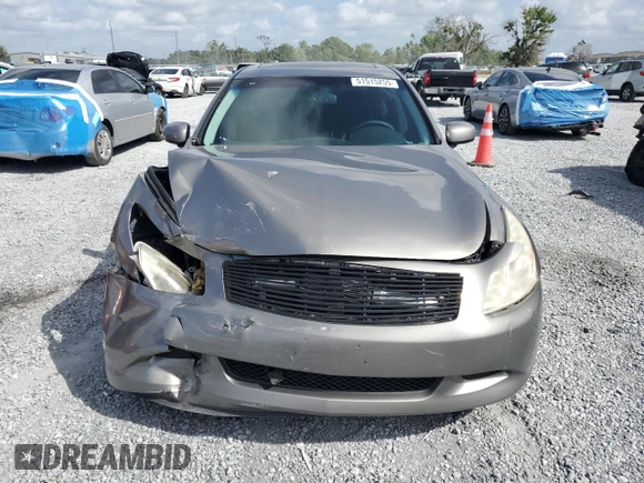 2008 Infiniti G35 x with VIN JNKBV61F08M280120, listed as a Copart auction lot 51515255 with 200,524 mi miles and Salvage Title. Bid and sale history available at DreamBid. Image 5.