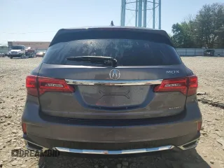 2017 Acura MDX Technology with VIN 5FRYD4H59HB012299, listed as a Copart auction lot 61800815 with 107,043 mi miles and Salvage title. Bid and sale history available at DreamBid. Image 6.