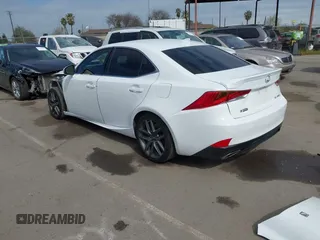 2019 Lexus IS with VIN JTHBA1D20K5096708, listed as a IAAI auction lot 41723216 with 53,941 mi miles. Bid and sale history available at carsss.com. Image 3.