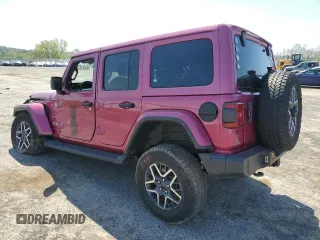 2024 Jeep Wrangler Sahara with VIN 1C4PJXEG8RW336631, listed as a Copart auction lot 56427475 with Not provided miles and Salvage title. Bid and sale history available at DreamBid. Image 2.