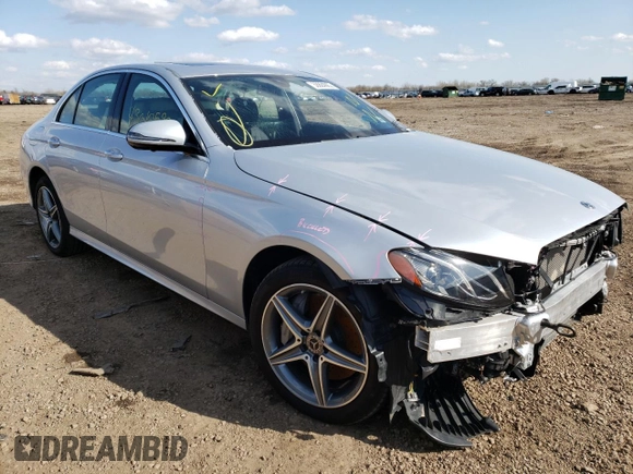 2019 Mercedes-Benz E-Class E 300 with VIN WDDZF4KB2KA657252, listed as a Copart auction lot 43012592 with 0 mi miles. Bid and sale history available at carsss.com. Image 1.