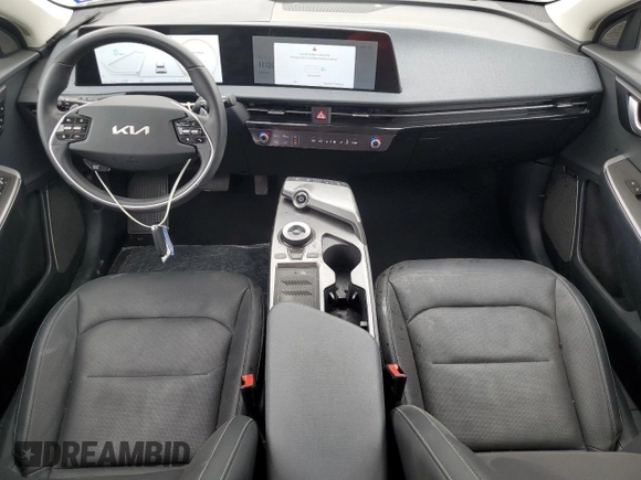 2023 Kia EV6 Wind with VIN KNDC34LA1P5610826, listed as a Copart auction lot 51187135 with 25,850 mi miles and Clean Title. Bid and sale history available at carsss.com. Image 8.