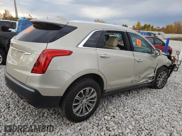 2017 Cadillac XT5 Luxury AWD with VIN 1GYKNDRS2HZ176927, listed as a Copart auction lot 73042313 with Not Provided miles and Salvage Title. Bid and sale history available at carsss.com. Image 3.