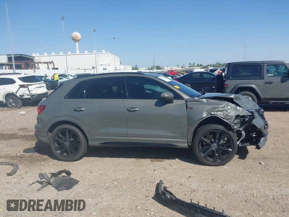 2020 Audi Q3 S line Premium Plus with VIN WA1EECF38L1089559, listed as a IAAI auction lot 41715264 with 74,192 mi miles and . Bid and sale history available at DreamBid. Image 13.