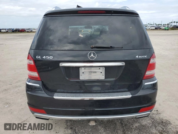2010 Mercedes-Benz GL-Class GL 450 with VIN 4JGBF7BEXAA560138, listed as a Copart auction lot 76131424 with 0 mi miles and Salvage Title. Bid and sale history available at carsss.com. Image 6.