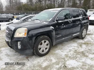 2010 GMC Terrain SLE-1 with VIN 2CTALBEW9A6297531, listed as a Copart auction lot 46049185 with 175,129 mi miles and Salvage Title. Bid and sale history available at carsss.com. Image 1.