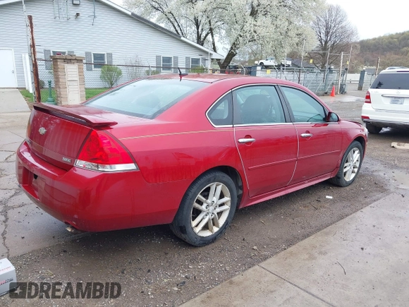 2013 Chevrolet Impala LTZ with VIN 2G1WC5E32D1102744, listed as a IAAI auction lot 42029654 with 93,506 mi miles and . Bid and sale history available at DreamBid. Image 4.