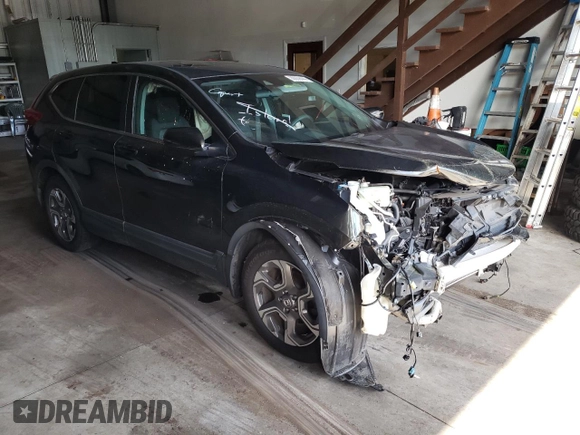 2018 Honda CR-V EX with VIN 7FARW1H56JE056723, listed as a Copart auction lot 86639444 with 0 mi miles and Salvage Title. Bid and sale history available at carsss.com. Image 4.