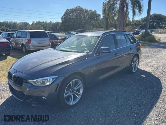 2017 BMW 3 Series 330i xDrive with VIN WBA8K3C38HA022948, listed as a Copart auction lot 83856324 with 34,232 mi miles and Clean Title. Bid and sale history available at carsss.com. Image 2.