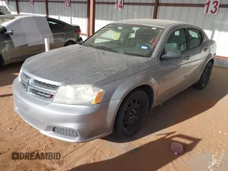 2014 Dodge Avenger SE with VIN 1C3CDZAB9EN200430, listed as a IAAI auction lot 41778279 with 41,575 mi miles and . Bid and sale history available at carsss.com. Image 2.