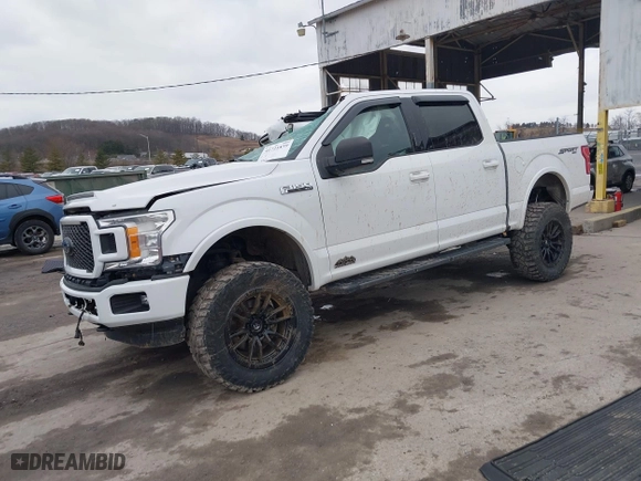 2018 Ford F-150 XL with VIN 1FTEW1E54JFA50770, listed as a IAAI auction lot 41721839 with 98,605 mi miles. Bid and sale history available at carsss.com. Image 18.
