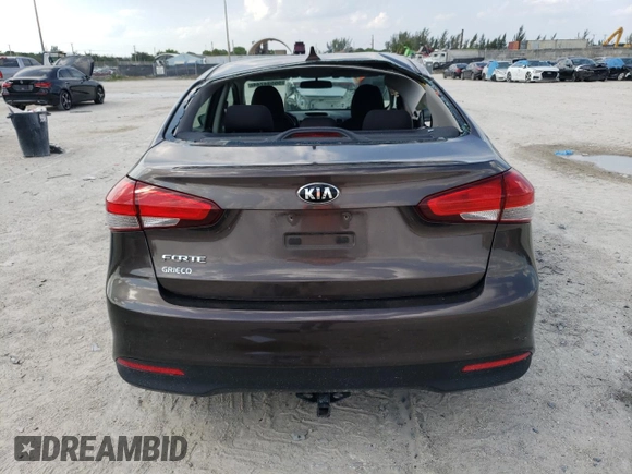 2017 Kia Forte LX with VIN 3KPFK4A78HE157754, listed as a Copart auction lot 55534744 with 96,113 mi miles and Salvage Title. Bid and sale history available at carsss.com. Image 6.