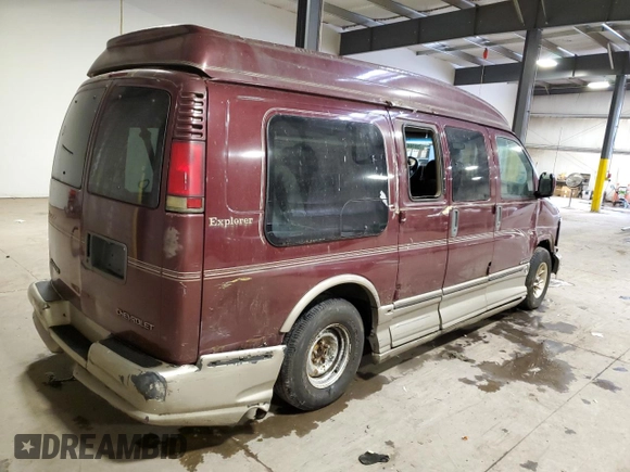 2002 Chevrolet Express z VIN 1GBFG15R921215686, wystawiony jako Copart lot #75614424 z przebiegiem Nie podano mil oraz Szkody całkowita. Historia ofert i sprzedaży dostępna na DreamBid. Obrazek 3.
