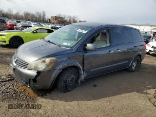 2007 Nissan Quest with VIN 5N1BV28U37N138427, listed as a Copart auction lot 50550615 with 185,875 mi miles and Salvage Title. Bid and sale history available at carsss.com. Image 1.