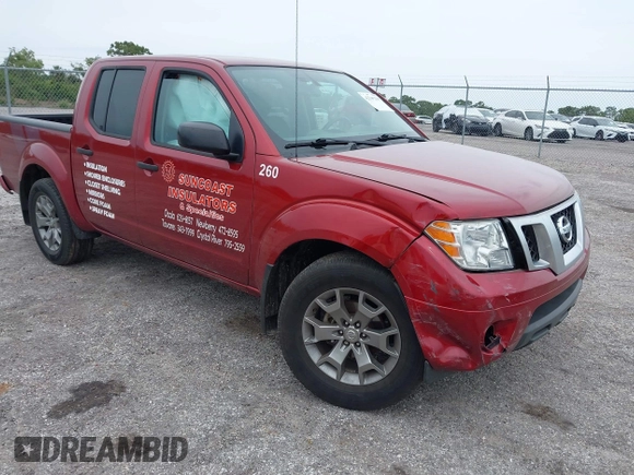 2021 Nissan Frontier SV with VIN 1N6ED0EA1MN703303, listed as a IAAI auction lot 42340418 with 58,220 mi miles and . Bid and sale history available at DreamBid. Image 1.