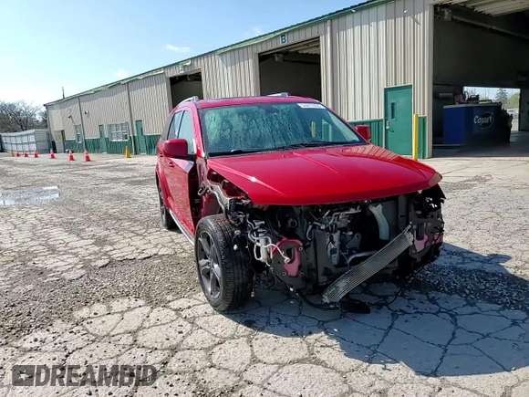 2018 Dodge Journey Crossroad z VIN 3C4PDDGG7JT504126, wystawiony jako Copart lot #55911855 z przebiegiem 107 564 mil mil oraz Szkoda całkowita • Salvage title. Historia ofert i sprzedaży dostępna na DreamBid. Obrazek 15.