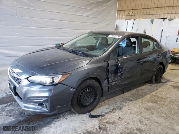 2019 Subaru Impreza with VIN 4S3GKAA62K3614910, listed as a Copart auction lot 48608755 with 77,014 mi miles and Salvage Title. Bid and sale history available at carsss.com. Image 1.