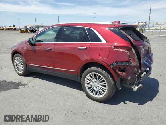 2017 Cadillac XT5 Luxury AWD with VIN 1GYKNDRS2HZ263419, listed as a Copart auction lot 63438215 with 62,982 mi miles and Salvage title. Bid and sale history available at DreamBid. Image 2.