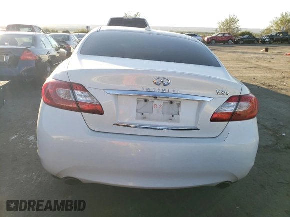 2012 Infiniti M37 with VIN JN1BY1AR4CM391352, listed as a Copart auction lot 75222834 with 160,035 mi miles and Salvage Title. Bid and sale history available at carsss.com. Image 6.