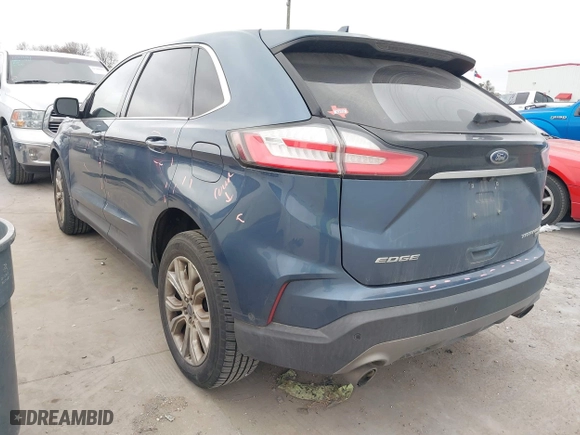 2019 Ford Edge Titanium with VIN 2FMPK3K91KBC22727, listed as a IAAI auction lot 41748038 with 93,788 mi miles. Bid and sale history available at carsss.com. Image 3.