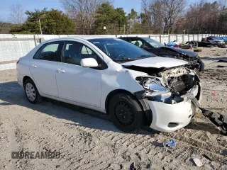 2010 Toyota Yaris with VIN JTDBT4K39A1361835, listed as a Copart auction lot 48660785 with 268,273 mi miles and Salvage Title. Bid and sale history available at carsss.com. Image 4.
