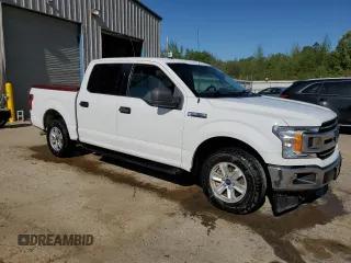 2018 Ford F-150 XL with VIN 1FTEW1C53JKF43575, listed as a Copart auction lot 53321125 with 79,707 mi miles and Salvage title. Bid and sale history available at DreamBid. Image 4.