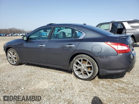 2011 Nissan Maxima SV with VIN 1N4AA5AP7BC844747, listed as a Copart auction lot 43202285 with 186,879 mi miles and Clean title. Bid and sale history available at DreamBid. Image 2.