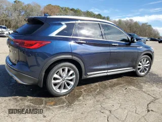 2019 Infiniti QX50 Essential z VIN 3PCAJ5M17KF139712, wystawiony jako Copart lot #46159245 z przebiegiem 47 803 mil mil oraz Szkoda całkowita • Salvage title. Historia ofert i sprzedaży dostępna na DreamBid. Obrazek 3.