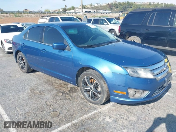 2010 Ford Fusion SE with VIN 3FAHP0HA2AR312209, listed as a IAAI auction lot 41974546 with 229,680 mi miles. Bid and sale history available at carsss.com. Image 1.