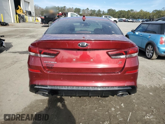 2020 Kia Optima LX with VIN 5XXGT4L39LG449165, listed as a Copart auction lot 41581765 with 42,202 mi miles and Non Repairable. Bid and sale history available at carsss.com. Image 6.