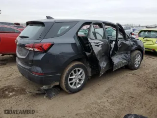 2022 Chevrolet Equinox LS with VIN 3GNAXSEV0NS210606, listed as a Copart auction lot 44415755 with 14,319 mi miles and Salvage Title. Bid and sale history available at carsss.com. Image 3.