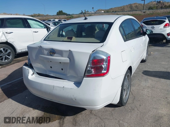 2008 Nissan Sentra S with VIN 3N1AB61EX8L739874, listed as a IAAI auction lot 41950310 with 129,485 mi miles and . Bid and sale history available at DreamBid. Image 4.