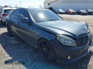 2009 Mercedes-Benz C-Class 3.5L Sport with VIN WDDGF56X79R048947, listed as a IAAI auction lot 41995635 with 141,831 mi miles. Bid and sale history available at carsss.com. Image 1.