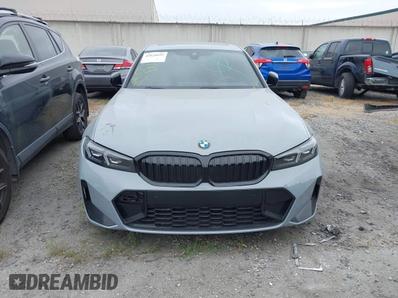 2024 BMW 3 Series 330i with VIN 3MW69FF04R8E41348, listed as a IAAI auction lot 42020955 with 23,395 mi miles. Bid and sale history available at carsss.com. Image 12.