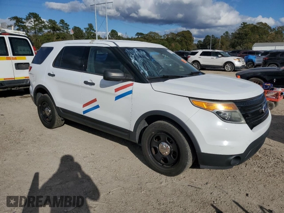2013 Ford Utility Police Interceptor with VIN 1FM5K8AR1DGC73291, listed as a Copart auction lot 85339914 with 169,773 mi miles and Clean Title. Bid and sale history available at carsss.com. Image 4.