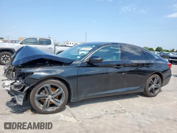 2020 Honda Accord Sport with VIN 1HGCV2F39LA012451, listed as a Copart auction lot 59361395 with 61,539 mi miles and Salvage title. Bid and sale history available at DreamBid. Image 1.
