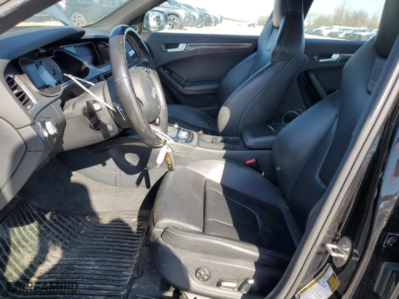 2013 Audi S4 Premium Plus with VIN WAUBGAFL6DA235575, listed as a Copart auction lot 50396795 with 103,300 mi miles and Salvage Title. Bid and sale history available at carsss.com. Image 7.