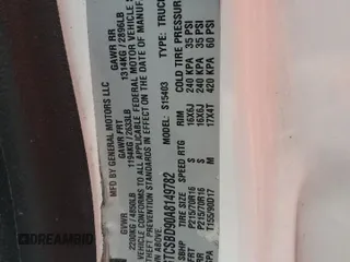 2010 GMC Canyon z VIN 1GTCSBD90A8149782, wystawiony jako Copart lot #74656504 z przebiegiem 242 911 mil mil oraz Szkoda całkowita • Salvage title. Historia ofert i sprzedaży dostępna na DreamBid. Obrazek 12.
