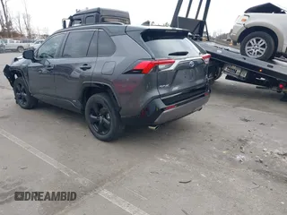 2021 Toyota RAV4 Hybrid XSE with VIN 4T3E6RFV9MU053485, listed as a IAAI auction lot 41761892 with 36,156 mi miles. Bid and sale history available at carsss.com. Image 3.