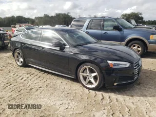 2018 Audi A5 Sportback Premium with VIN WAUDNCF53JA068101, listed as a Copart auction lot 39541494 with 52,300 mi miles. Bid and sale history available at carsss.com. Image 4.