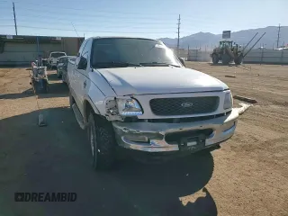 1998 Ford F-150 with VIN 1FTZX18W3WNA25682, listed as a Copart auction lot 47494755 with 197,389 mi miles and Salvage title. Bid and sale history available at DreamBid. Image 11.