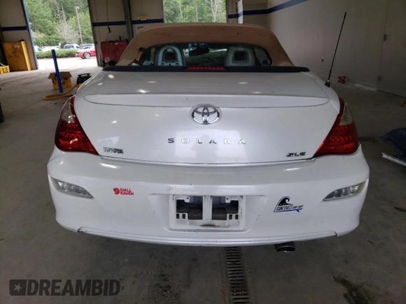 2007 Toyota Solara SE with VIN 4T1FA38P27U122805, listed as a Copart auction lot 64450004 with 95,401 mi miles and Salvage title. Bid and sale history available at DreamBid. Image 6.