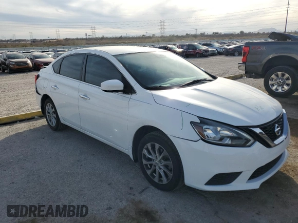 2017 Nissan Sentra S with VIN 3N1AB7AP7HY261908, listed as a Copart auction lot 89384855 with 151,865 mi miles and Salvage title. Bid and sale history available at DreamBid. Image 4.