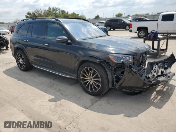 2023 Mercedes-Benz GLS with VIN 4JGFF8GE1PB007316, listed as a Copart auction lot 70034404 with 13,339 mi miles and Salvage Title. Bid and sale history available at carsss.com. Image 4.