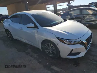 2022 Nissan Sentra SV with VIN 3N1AB8CV7NY215959, listed as a Copart auction lot 46931695 with 78,813 mi miles and Salvage Title. Bid and sale history available at carsss.com. Image 4.