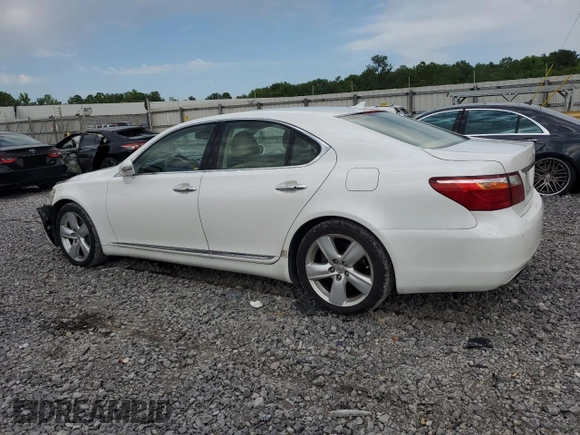 2011 Lexus LS 460 with VIN JTHBL5EFXB5105949, listed as a Copart auction lot 57102795 with 197,877 mi miles and Salvage title. Bid and sale history available at DreamBid. Image 2.