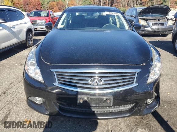 2015 Infiniti Q40 with VIN JN1CV6AR3FM522883, listed as a Copart auction lot 77555294 with 124,449 mi miles and Salvage Title. Bid and sale history available at carsss.com. Image 5.