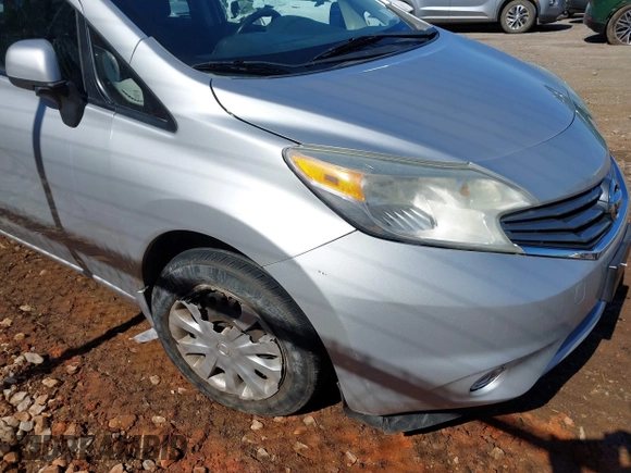 2014 Nissan Note SV with VIN 3N1CE2CP0EL423502, listed as a IAAI auction lot 41606937 with 119,649 mi miles and . Bid and sale history available at DreamBid. Image 6.