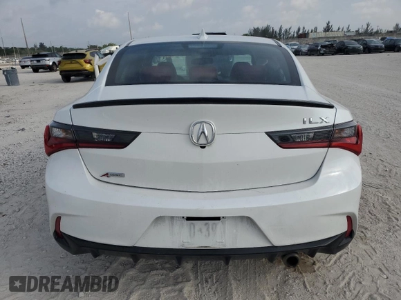2020 Acura ILX w/Premium/A-SPEC Pkg with VIN 19UDE2F80LA004447, listed as a Copart auction lot 48059815 with 79,542 mi miles and Salvage Title. Bid and sale history available at carsss.com. Image 6.